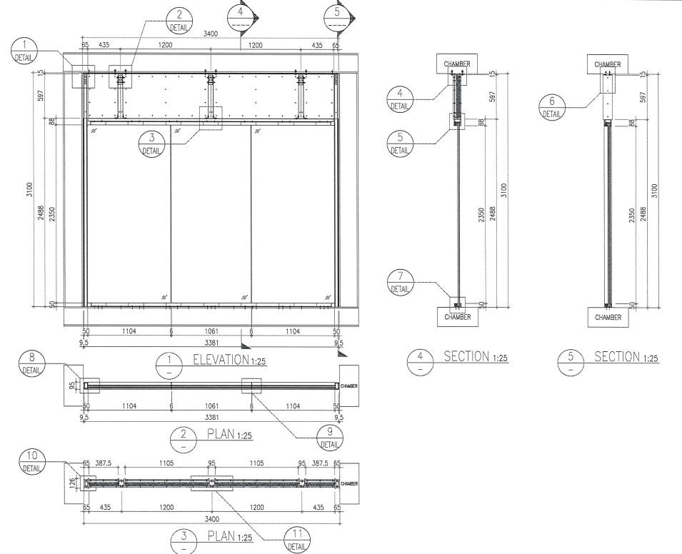 隔音玻璃墻系統 Acoustic Glass Wall System